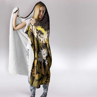 Kula Aloha Hawaii Lei Hooded Blanket Tropical Flowers Elegant Vibe - Polynesian Pride