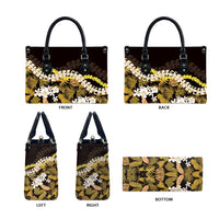 Kula Aloha Hawaii Lei Leather Bag Tropical Flowers Elegant Vibe - Polynesian Pride