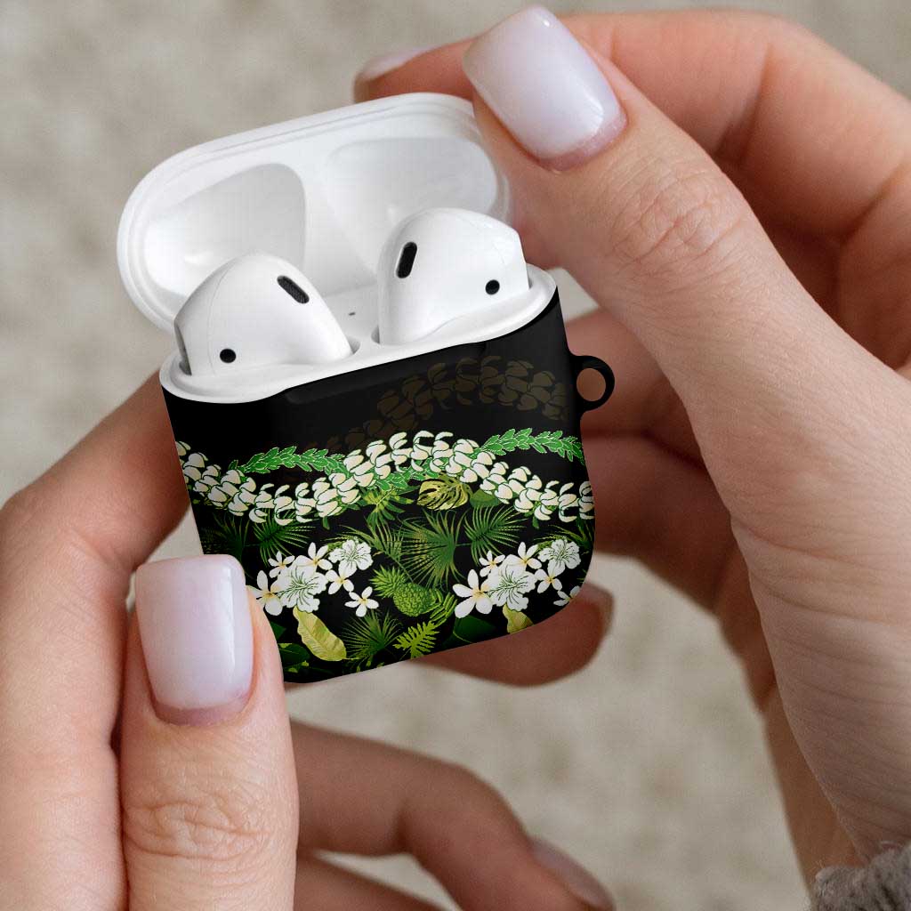 Omaomao Aloha Hawaii Lei AirPods Case Tropical Flowers Elegant Vibe - Polynesian Pride