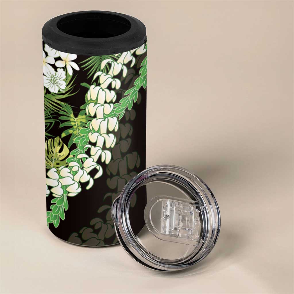 Omaomao Aloha Hawaii Lei 4 in 1 Can Cooler Tumbler Tropical Flowers Elegant Vibe LT14 - Polynesian Pride