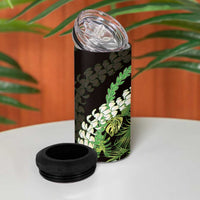 Omaomao Aloha Hawaii Lei 4 in 1 Can Cooler Tumbler Tropical Flowers Elegant Vibe LT14 - Polynesian Pride