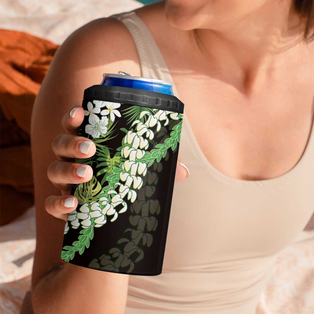 Omaomao Aloha Hawaii Lei 4 in 1 Can Cooler Tumbler Tropical Flowers Elegant Vibe LT14 - Polynesian Pride