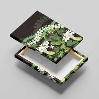 Omaomao Aloha Hawaii Lei Canvas Wall Art Tropical Flowers Elegant Vibe LT14 - Polynesian Pride