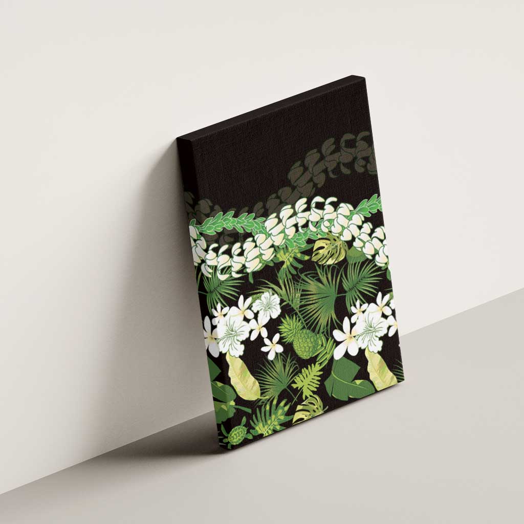 Omaomao Aloha Hawaii Lei Canvas Wall Art Tropical Flowers Elegant Vibe LT14 - Polynesian Pride