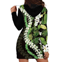 Omaomao Aloha Hawaii Lei Hoodie Dress Tropical Flowers Elegant Vibe LT14 - Polynesian Pride