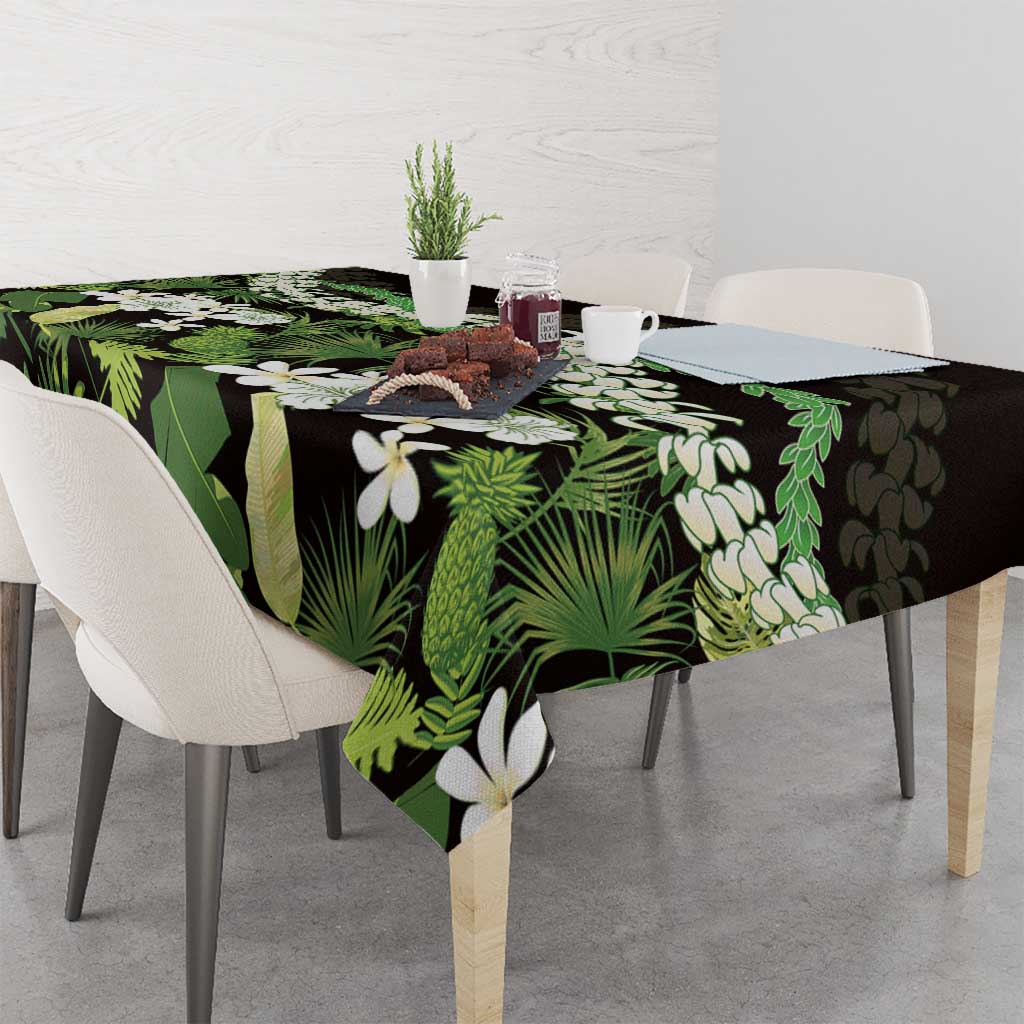 Omaomao Aloha Hawaii Lei Tablecloth Tropical Flowers Elegant Vibe LT14 - Polynesian Pride