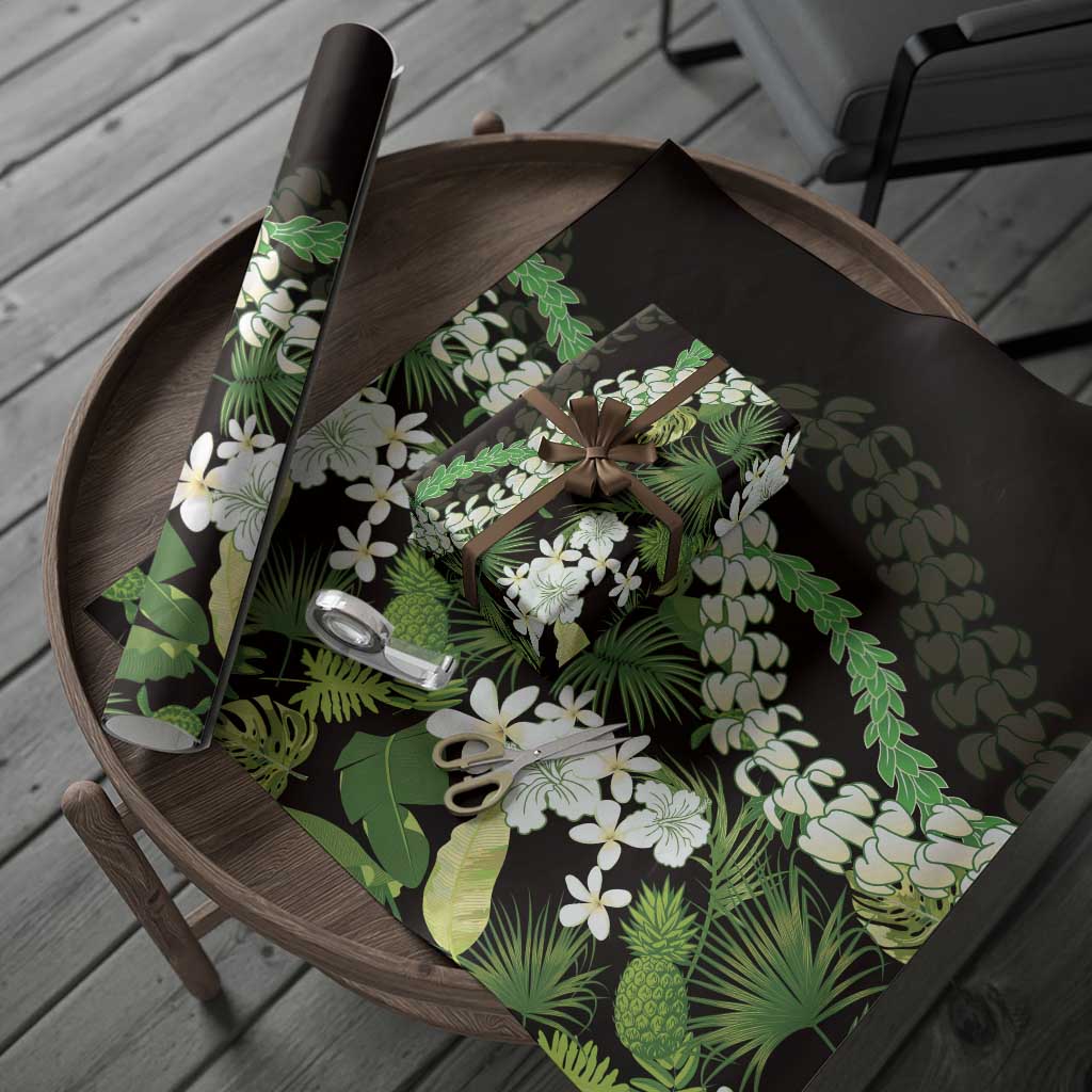 Omaomao Aloha Hawaii Lei Wrapping Paper Tropical Flowers Elegant Vibe LT14 - Polynesian Pride