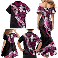 Akala Aloha Hawaii Lei Family Matching Mermaid Dress and Hawaiian Shirt Tropical Flowers Elegant Vibe LT14 - Polynesian Pride