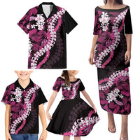 Akala Aloha Hawaii Lei Family Matching Puletasi and Hawaiian Shirt Tropical Flowers Elegant Vibe LT14 - Polynesian Pride