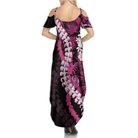 Akala Aloha Hawaii Lei Family Matching Summer Maxi Dress and Hawaiian Shirt Tropical Flowers Elegant Vibe LT14 - Polynesian Pride
