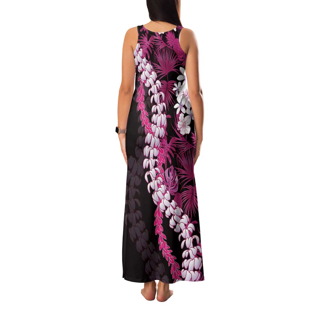 Akala Aloha Hawaii Lei Family Matching Tank Maxi Dress and Hawaiian Shirt Tropical Flowers Elegant Vibe LT14 - Polynesian Pride