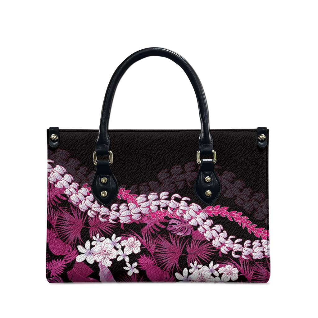 Akala Aloha Hawaii Lei Leather Bag Tropical Flowers Elegant Vibe - Polynesian Pride