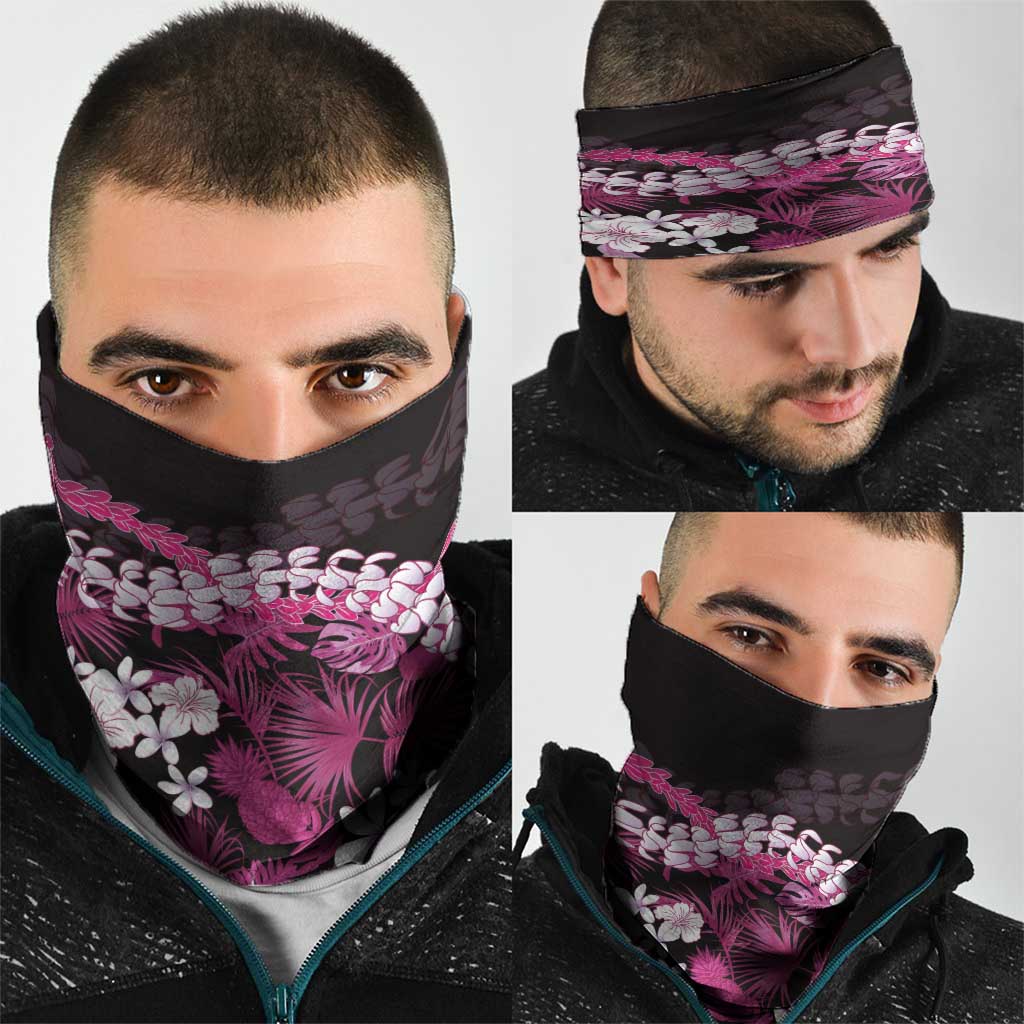 Akala Aloha Hawaii Lei Neck Gaiter Tropical Flowers Elegant Vibe - Polynesian Pride