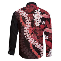 Ulaula Aloha Hawaii Lei Family Matching Short Sleeve Bodycon Dress and Hawaiian Shirt Tropical Flowers Elegant Vibe LT14 - Polynesian Pride