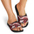Ulaula Aloha Hawaii Lei Slide Sandals Tropical Flowers Elegant Vibe - Polynesian Pride