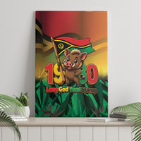 Vanuatu Independence Day Canvas Wall Art Chibi Boar Proud To Be A Ni-Van LT14 - Polynesian Pride