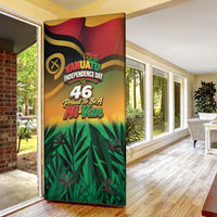 Vanuatu Independence Day Door Cover Chibi Boar Proud To Be A Ni-Van LT14 - Polynesian Pride