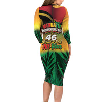 Vanuatu Independence Day Family Matching Long Sleeve Bodycon Dress and Hawaiian Shirt Chibi Boar Proud To Be A Ni-Van LT14 - Polynesian Pride