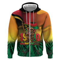 Vanuatu Independence Day Hoodie Chibi Boar Proud To Be A Ni-Van LT14 Zip Hoodie Multicolor - Polynesian Pride