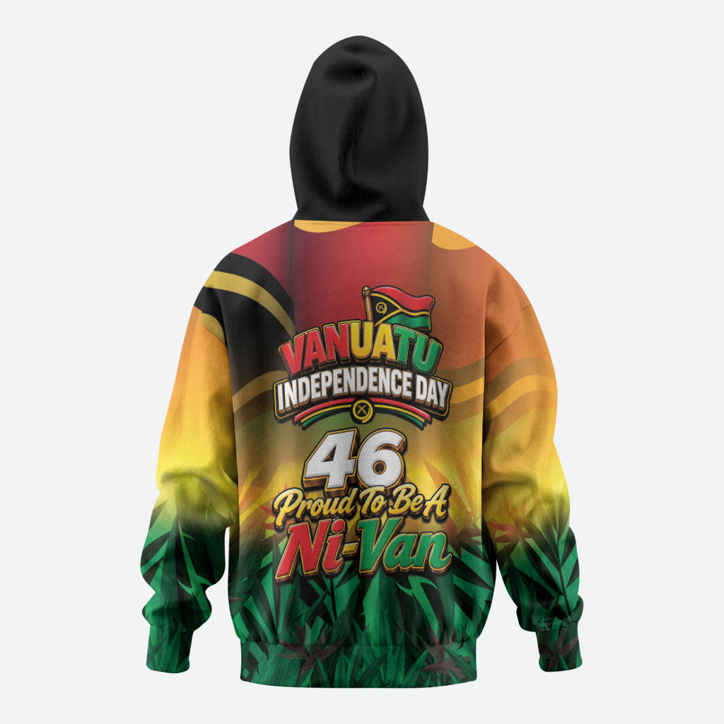 Vanuatu Independence Day Hoodie Chibi Boar Proud To Be A Ni-Van LT14 - Polynesian Pride