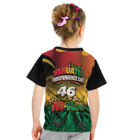 Vanuatu Independence Day Kid T Shirt Chibi Boar Proud To Be A Ni-Van LT14 - Polynesian Pride