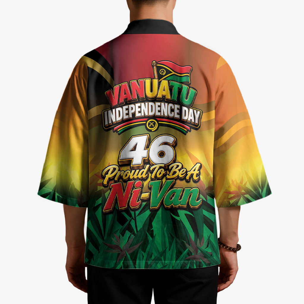 Vanuatu Independence Day Kimono Chibi Boar Proud To Be A Ni-Van LT14 - Polynesian Pride