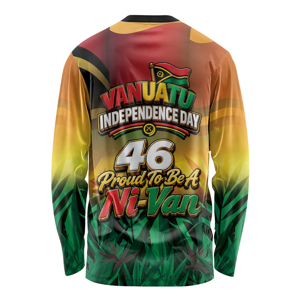 Vanuatu Independence Day Long Sleeve Shirt Chibi Boar Proud To Be A Ni-Van LT14 - Polynesian Pride