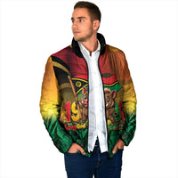 Vanuatu Independence Day Padded Jacket Chibi Boar Proud To Be A Ni-Van LT14 - Polynesian Pride
