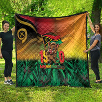 Vanuatu Independence Day Quilt Chibi Boar Proud To Be A Ni-Van LT14 - Polynesian Pride