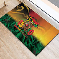 Vanuatu Independence Day Rubber Doormat Chibi Boar Proud To Be A Ni-Van LT14 - Polynesian Pride