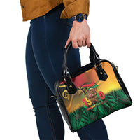 Vanuatu Independence Day Shoulder Handbag Chibi Boar Proud To Be A Ni-Van LT14 - Polynesian Pride