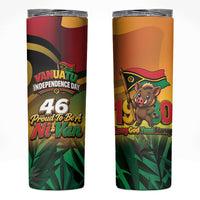 Vanuatu Independence Day Skinny Tumbler Chibi Boar Proud To Be A Ni-Van LT14 Multicolor - Polynesian Pride