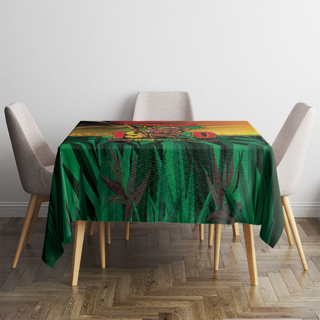 Vanuatu Independence Day Tablecloth Chibi Boar Proud To Be A Ni-Van LT14 - Polynesian Pride
