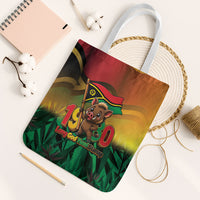 Vanuatu Independence Day Tote Bag Chibi Boar Proud To Be A Ni-Van LT14 White Strap One Size Multicolor - Polynesian Pride