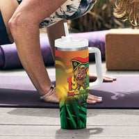 Vanuatu Independence Day Tumbler With Handle Chibi Boar Proud To Be A Ni-Van LT14 - Polynesian Pride
