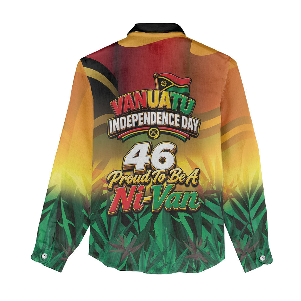 Vanuatu Independence Day Women Casual Shirt Chibi Boar Proud To Be A Ni-Van LT14 - Polynesian Pride