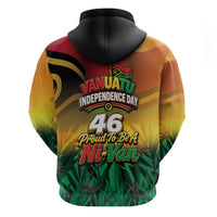 Vanuatu Independence Day Zip Hoodie Chibi Boar Proud To Be A Ni-Van LT14 - Polynesian Pride