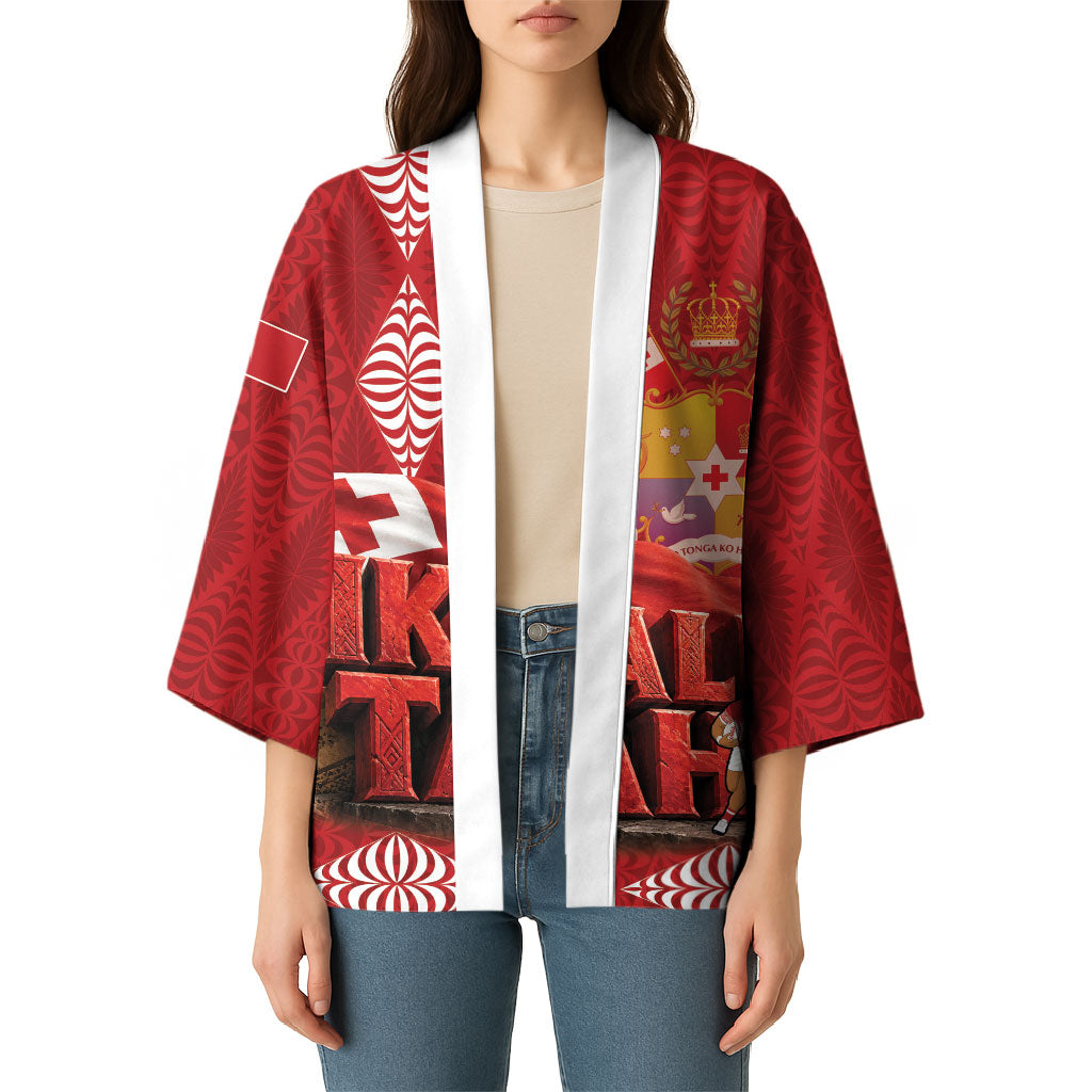 Tonga Rugby Custom Kimono 2026 Go Ikale Tahi Ngatu Pattern LT14 - Polynesian Pride