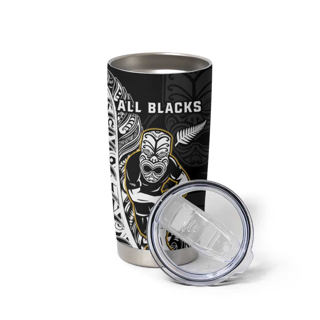 New Zealand and Ireland Rugby Tumbler Cup All Black Maori Mix Shamrocks LT14 - Polynesian Pride