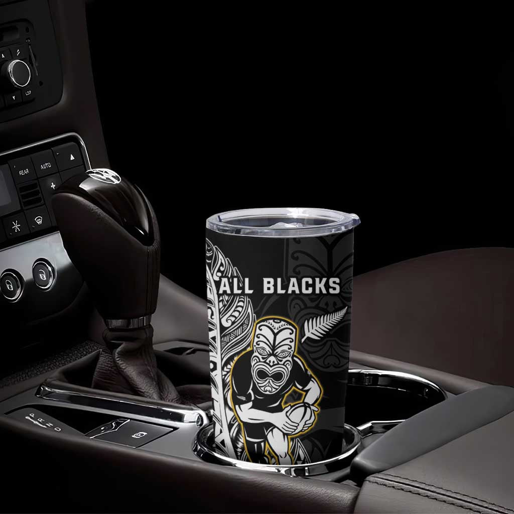 New Zealand and Ireland Rugby Tumbler Cup All Black Maori Mix Shamrocks LT14 - Polynesian Pride