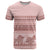 Pastel Pink Samoa Siapo Teuila Flowers T Shirt - Polynesian Pride