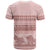 Pastel Pink Samoa Siapo Teuila Flowers T Shirt - Polynesian Pride