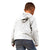 Polynesia White Sunday Kid Hoodie Plumeria Polynesian Tribal Grey Color - Polynesian Pride