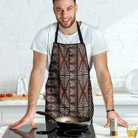 Malo e lelei Tonga Apron Tongan Ngatu Vintage Brown - Polynesian Pride
