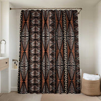 Malo e lelei Tonga Bathroom Set Tongan Ngatu Vintage Brown - Polynesian Pride