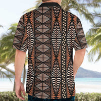 Malo e lelei Tonga Hawaiian Shirt Tongan Ngatu Vintage Brown - Polynesian Pride