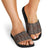 Malo e lelei Tonga Slide Sandals Tongan Ngatu Vintage Brown - Polynesian Pride