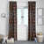 Malo e lelei Tonga Window Curtain Tongan Ngatu Vintage Brown - Polynesian Pride