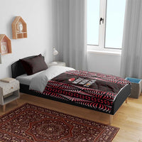 Tonga Rugby Bedding Set 2025 Mate Maa Tonga Ngatu Motif - Polynesian Pride