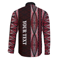 Tonga Rugby Personalised Family Matching Off Shoulder Short Dress and Hawaiian Shirt 2025 Mate Maa Tonga Ngatu Motif LT14 - Polynesian Pride